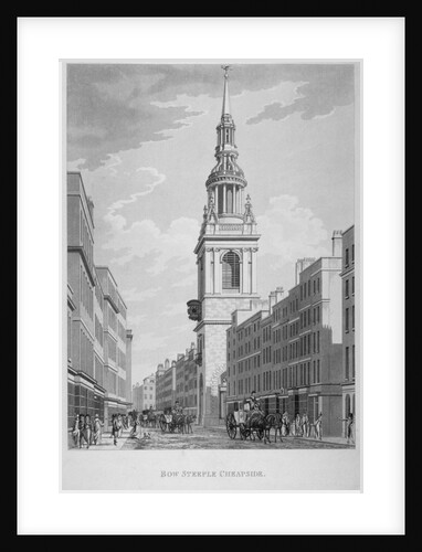 Church of St Mary-le-Bow, Cheapside, City of London by Sir Christopher Wren