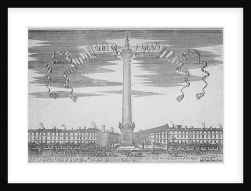 The Monument, City of London by Anonymous