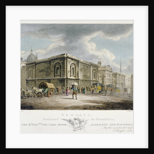 Newgate Prison, Old Bailey, City of London by Thomas Medland