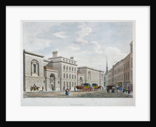 Newgate Prison, Old Bailey, City of London by Anonymous