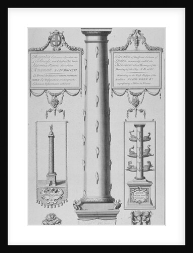 The Monument, City of London by Hendrick Hulsbergh