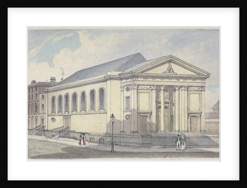 St Mary's Roman Catholic Church, Moorfields, City of London by Robert Blemmell Schnebbelie