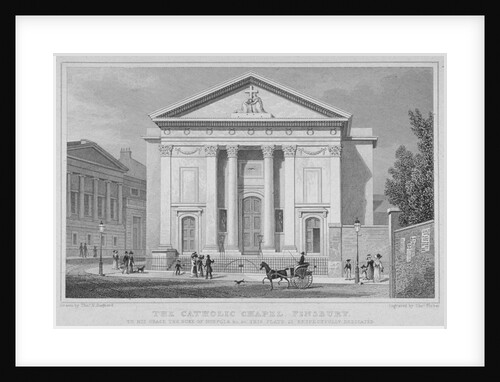 St Mary's Roman Catholic Church, Moorfields, City of London by Thomas Barber