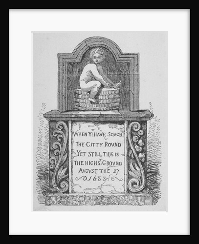 Stone relief, Newgate Street, City of London by Anonymous