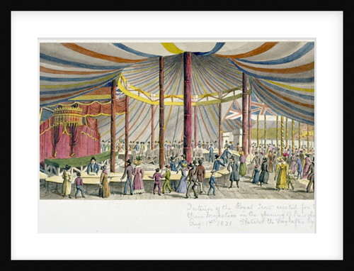 Royal opening of London Bridge by JH Fairholt