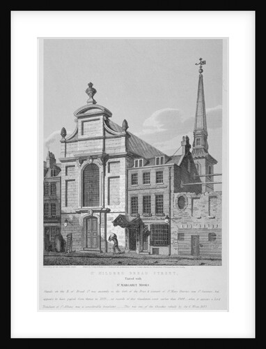 Church of St Mildred, Bread Street, City of London by Joseph Skelton