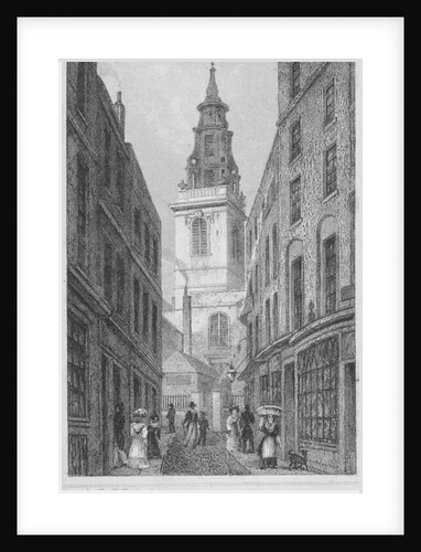 Church of St Michael, Crooked Lane, City of London by Edward John Roberts