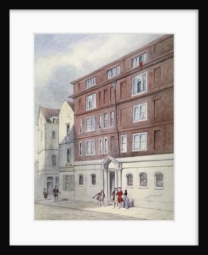 Residence of Titus Oates, Oat Lane, City of London by Frederick Napoleon Shepherd