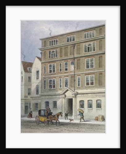 Residence of Titus Oates, Oat Lane, City of London by Thomas Hosmer Shepherd
