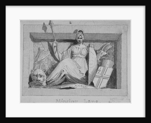 Sculptural panel in Mincing Lane, City of London by Anonymous