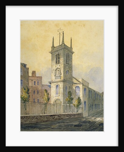 South-west view of the Church of St Olave Jewry, City of London by William Pearson