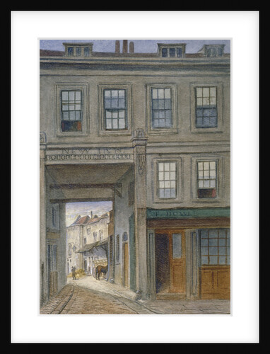View of New Inn, Old Bailey, City of London by JT Wilson