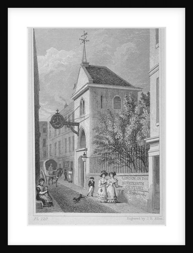 Church of St Martin Orgar, Martin Lane, City of London by James B Allen