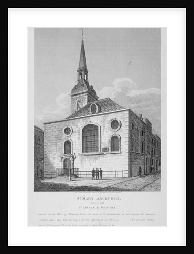 Church of St Mary Abchurch, City of London by Joseph Skelton