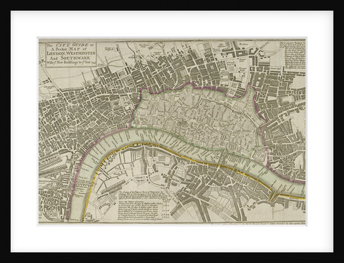 Map of London by Anonymous