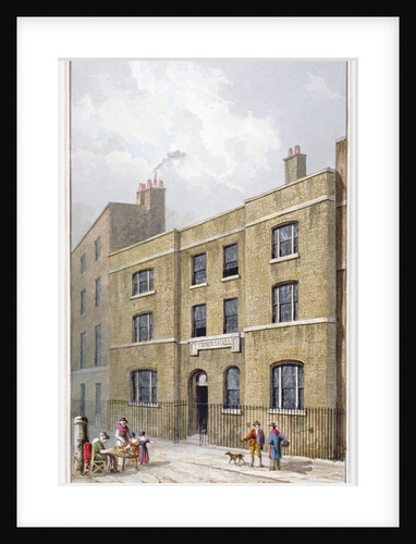 Building in Old Broad Street which bears the Pinners' Hall sign, City of London by George Shepherd
