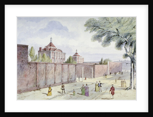 Old Bethlehem Hospital, Moorfields, City of London by Anonymous