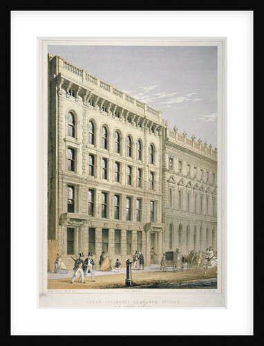 View of the Ocean Insurance Company's Offices, Old Broad Street, City of London by Robert Dudley