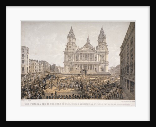 Funeral of the Duke of Wellington, St Paul's Cathedral, City of London, 18 November by Day & Son