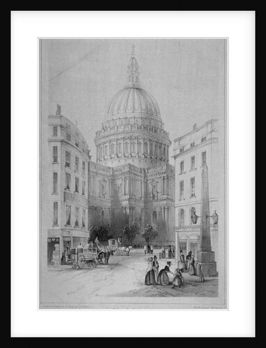 North-east view of St Paul's Cathedral, City of London by Sir Christopher Wren