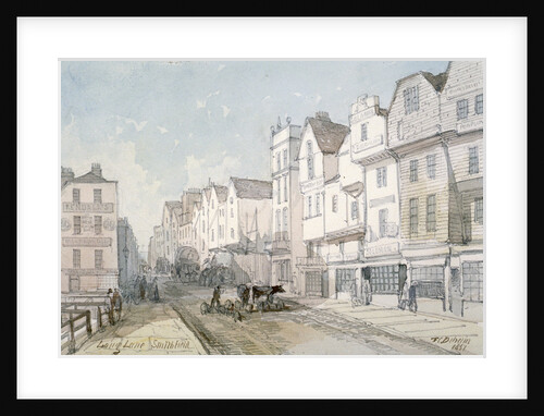 Long Lane, City of London by Thomas Colman Dibdin