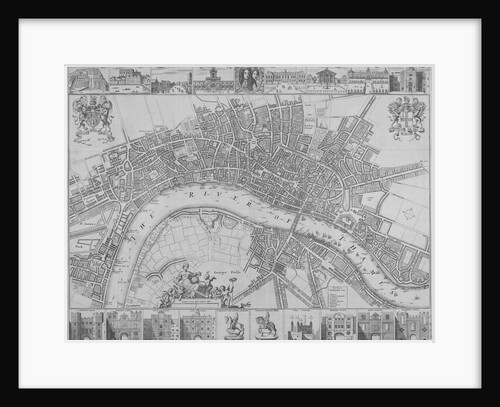 Map of the Cities of London and Westminster and Southwark by Anonymous