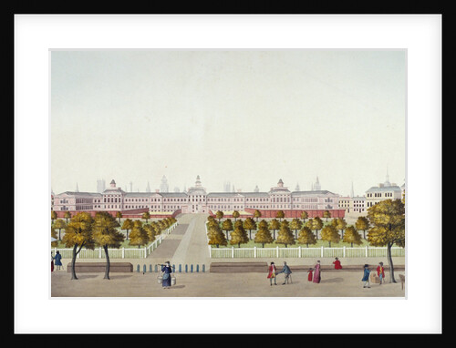 Old Bethlehem Hospital, Moorfields, City of London by Anonymous