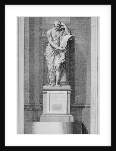 Dr Johnson's monument, by John Bacon, in St Paul's Cathedral, City of London by James Basire I