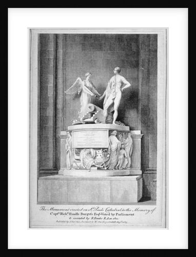 Monument to Captain Richard Rundle Burges, St Paul's Cathedral, City of London by Anonymous