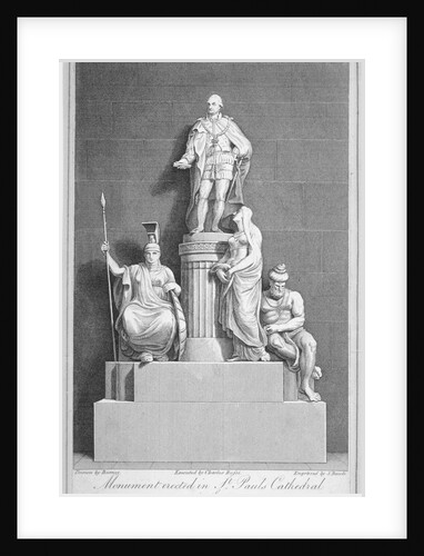 Monument to Charles, Marquis Cornwallis, St Paul's Cathedral, City of London by Samuel Rawle