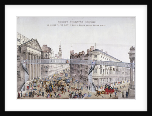 Street Crossing Bridge, London by Anonymous