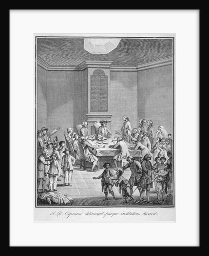 Interior view of the Marine Society's office over the Royal Exchange, City of London by Anonymous