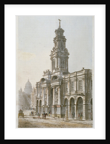 South-east view of the Royal Exchange's south front, City of London by Thomas Sutherland