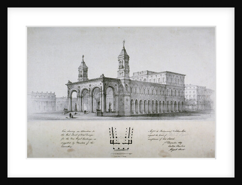 New Royal Exchange, City of London by Anonymous