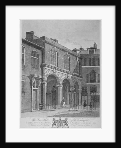 Salters' Hall and part of the Salters' Hall Chapel for Protestant Dissenters, City of London by Thomas Dale