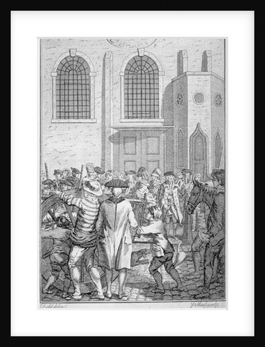 Bell Man at St Sepulchre Church, City of London by James Pollard