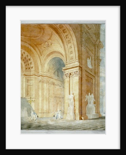 Interior of St Paul's Cathedral, City of London by Anonymous