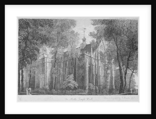 Middle Temple Hall, Middle Temple, City of London by Samuel Rawle