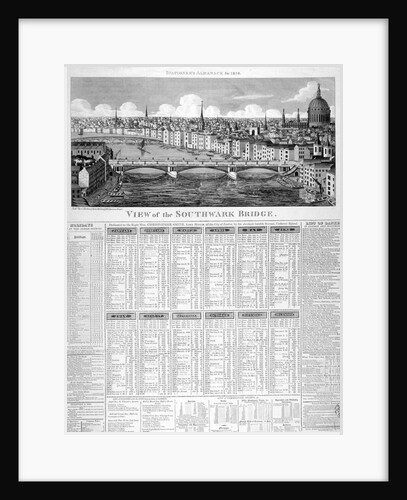 Southwark Bridge, London by Anonymous