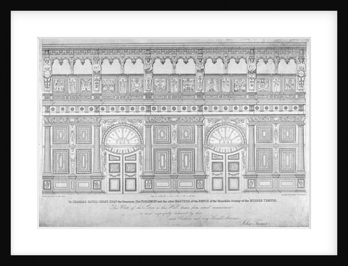 Elizabethan oak screen, Middle Temple Hall, City of London by John Turner