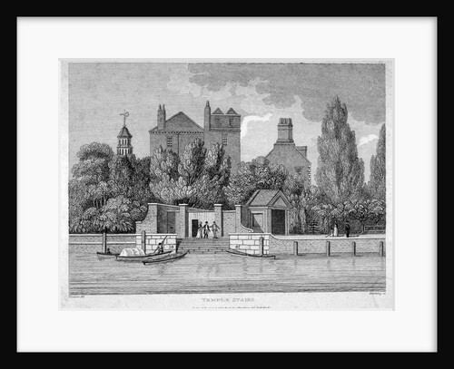 Temple Stairs, Middle Temple Lane, City of London by E Harding