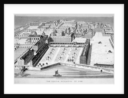 Inner and Middle Temple, City of London by Anonymous