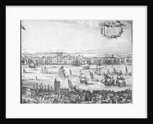 Panorama of London by Claes Jansz Visscher