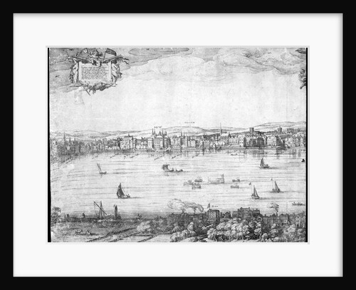 Panorama of London by Claes Jansz Visscher