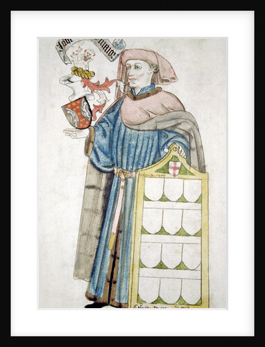 John Olney, Lord Mayor of London 1446-1447, in aldermanic robes by Roger Leigh