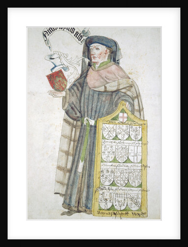 Nicholas Wyfold, Lord Mayor of London 1450-1451, in aldermanic robes by Roger Leigh