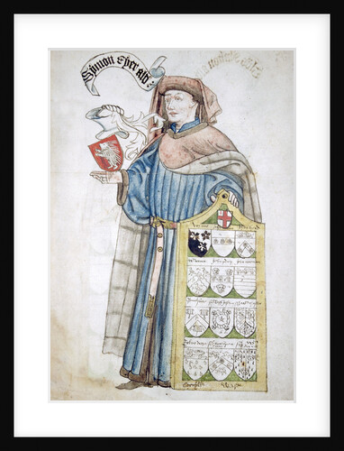 Simon Eyre, Lord Mayor of London 1445-1446, in aldermanic robes by Roger Leigh