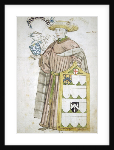 Thomas Chalton, Lord Mayor of London 1449-1450, in aldermanic robes by Roger Leigh