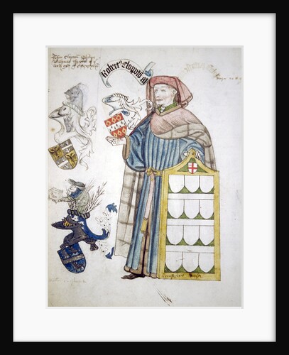 Robert Clopton, Lord Mayor of London 1441-1442, in his aldermanic robes by Roger Leigh