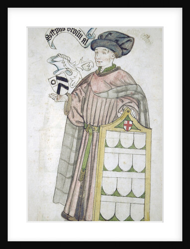 Stephen Broun, Lord Mayor of London 1438-1439 and 1448-1449, in aldermanic robes by Roger Leigh